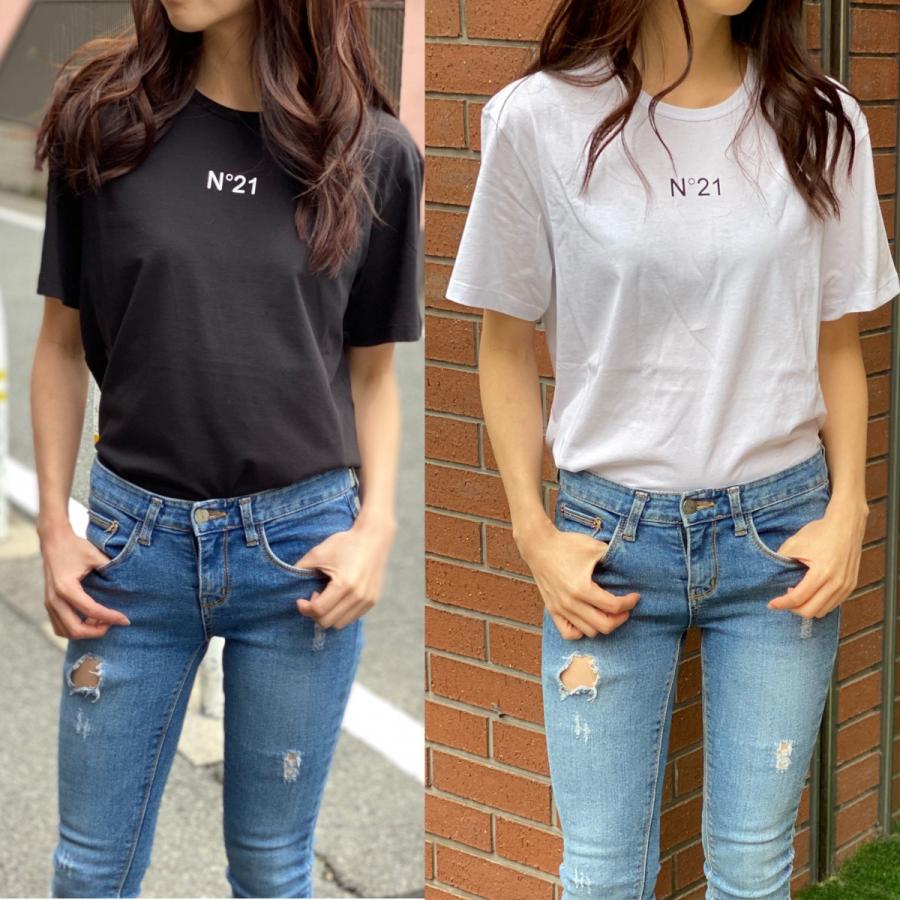 ヌメロ ヴェントゥーノ N21 numero ventuno ミニロゴTシャツ BLACK ヌメロ ヴェントゥーノ N21 numero ventuno ミニロゴTシャツ BLACK