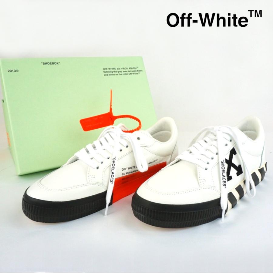 P3倍 Off White オフホワイト スニーカー メンズ シューズ Low Vulcanized バルカイナイズ ロートップ 白 White ホワイト ロゴ Omia085sd Offwhite 8038 セレクトショップ Felice Yahoo 店 通販 Yahoo ショッピング