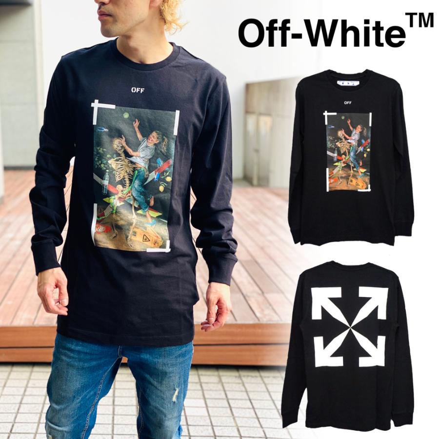 P3倍 Off White オフホワイト 薄手トレーナー 長袖tシャツ ロゴt ロゴ Black White ブラック 黒 メンズ コットン 長袖 Omab001ffab010 Offwhite T10 セレクトショップ Felice Yahoo 店 通販 Yahoo ショッピング