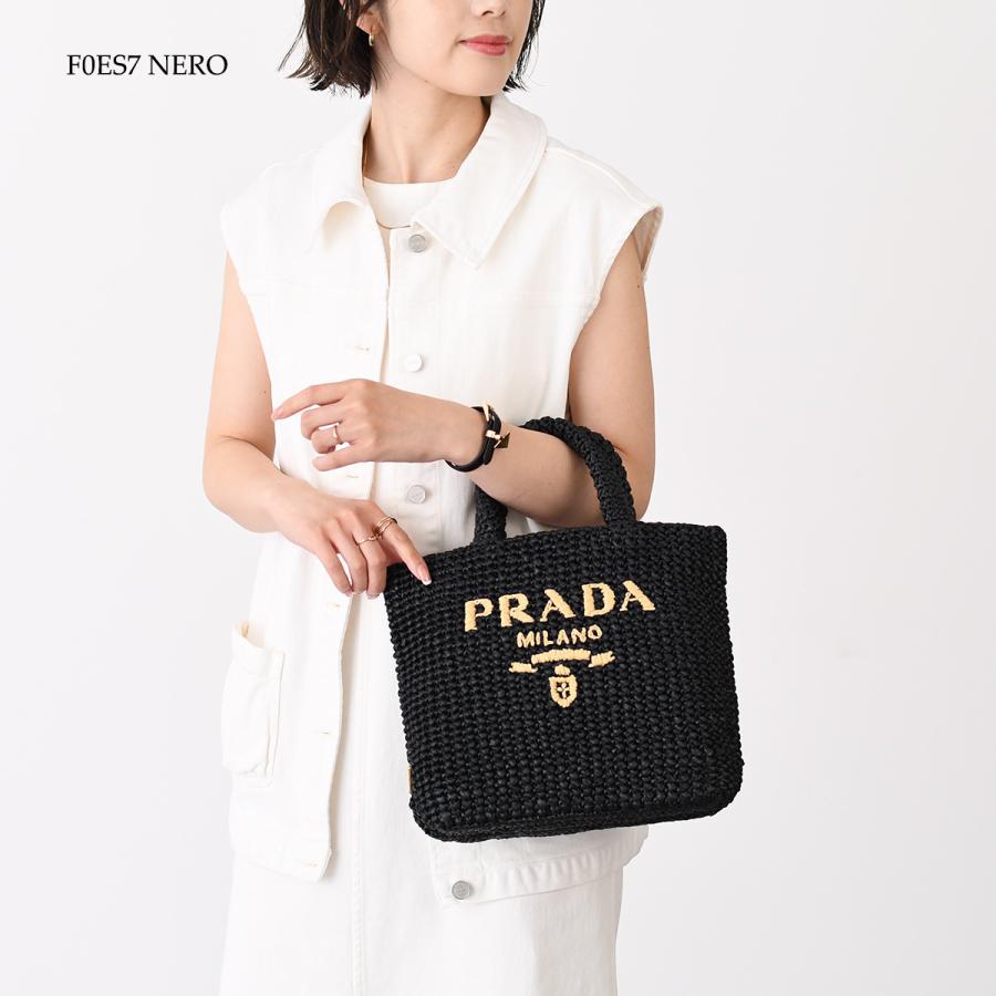PRADA★セール！クロシェ編みトートバック 1BG422 関送込☆PRADA(プラダ)☆クロシェ編み トートバッグ 1BG422 人気