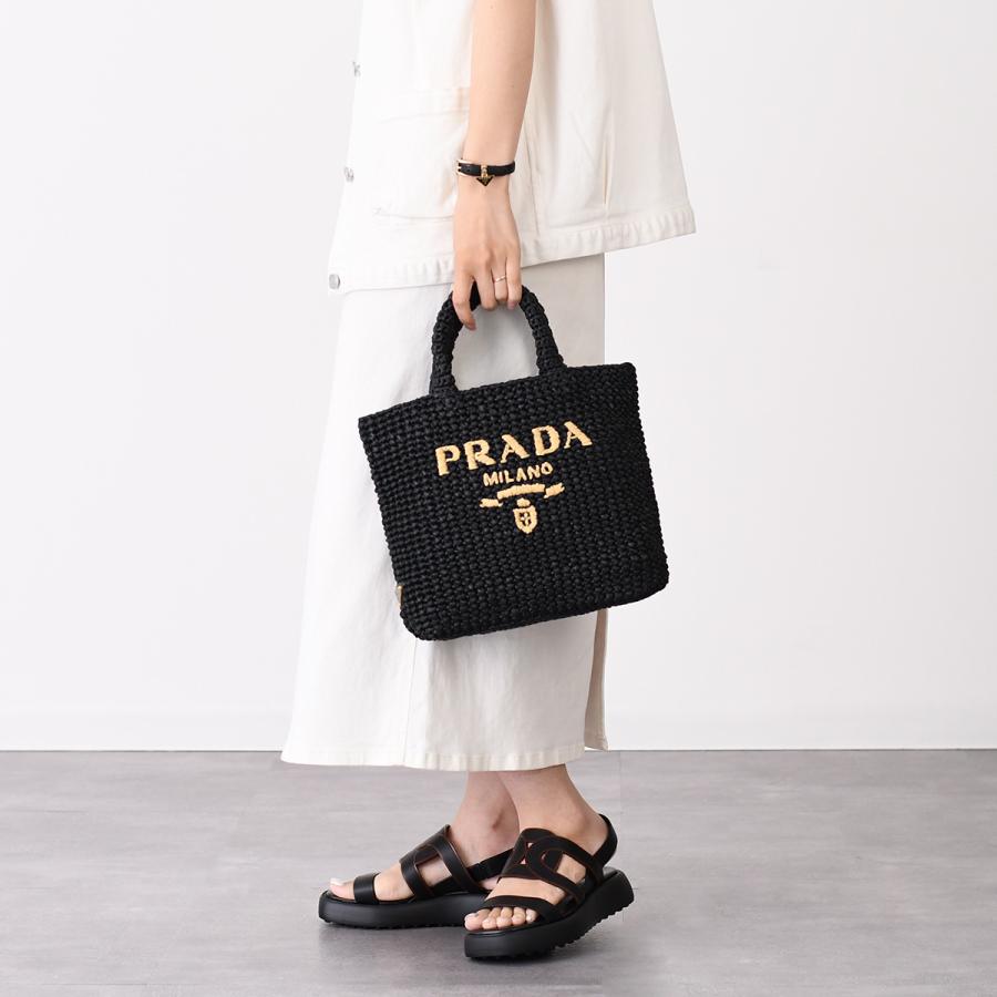 PRADA プラダ バッグ かごバッグ クロシェバッグ ハンドバッグ