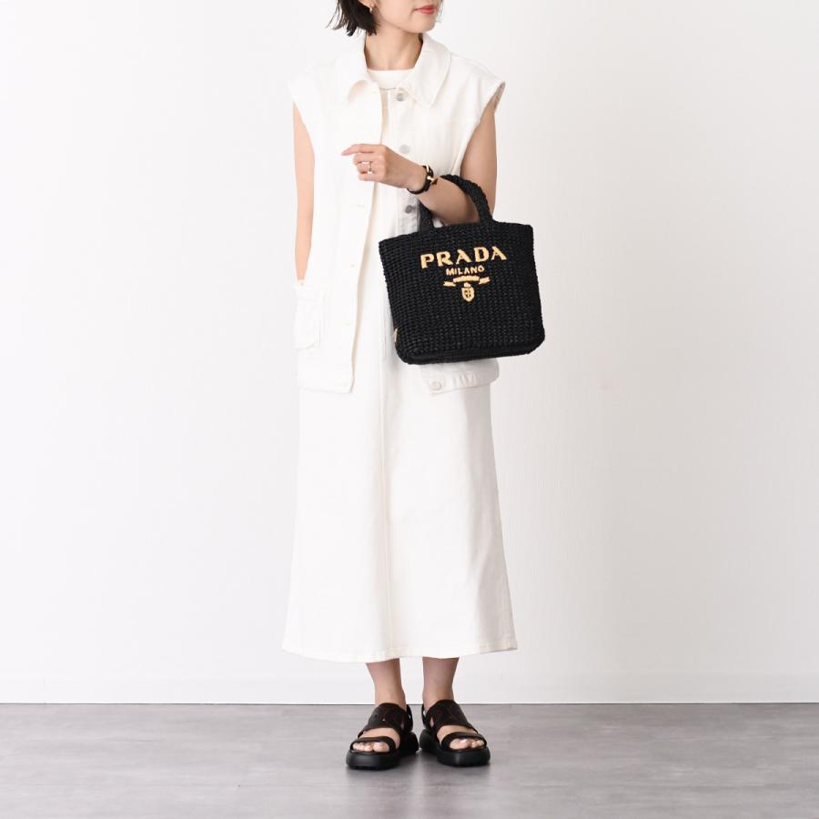 PRADA★セール！クロシェ編みトートバック 1BG422 関送込☆PRADA(プラダ)☆クロシェ編み トートバッグ 1BG422 人気
