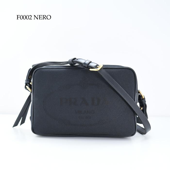 PRADA プラダ ロゴ ジャガード ナイロン カメラバッグ 1BH089