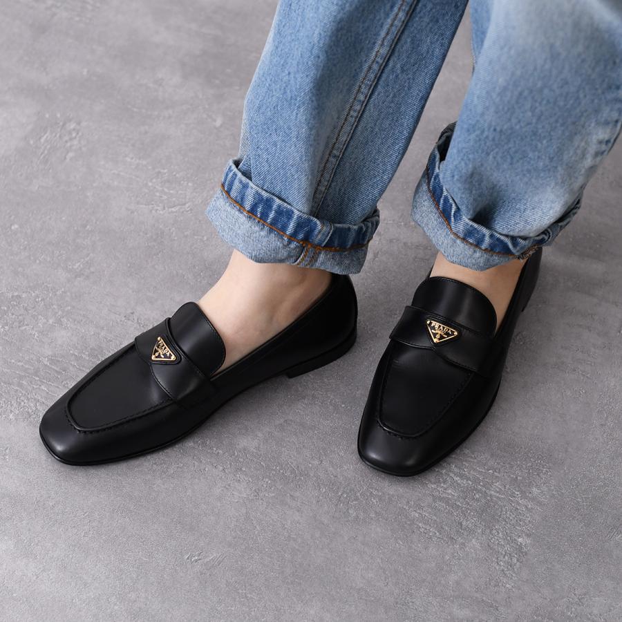 正規品　プラダ PRADA ダイアパソン レザーシューズ　革靴　ローファー PRADA（プラダ） ローファー 2DE127 055 F0002 メンズ チョコレート