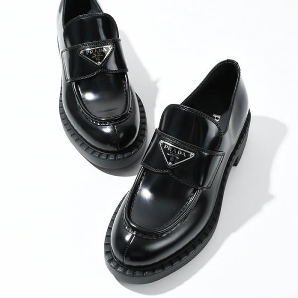 PRADA プラダ ローファー シューズ チョコレートブラッシュド