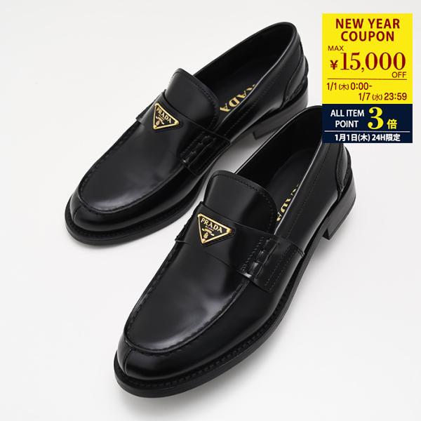 PRADA（プラダ） シューズ 靴 ブラッシュド レザー ローファー 1D813N