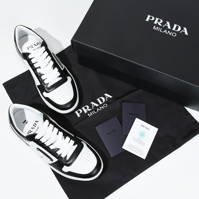PRADA プラダ 靴 シューズ ダウンタウン レザー スニーカー PRADA プラダ 靴 シューズ ダウンタウン レザー スニーカー