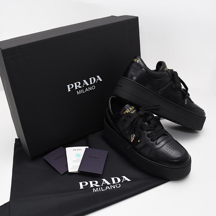 PRADA（プラダ） シューズ ダウンタウン ボールド レザー スニーカー