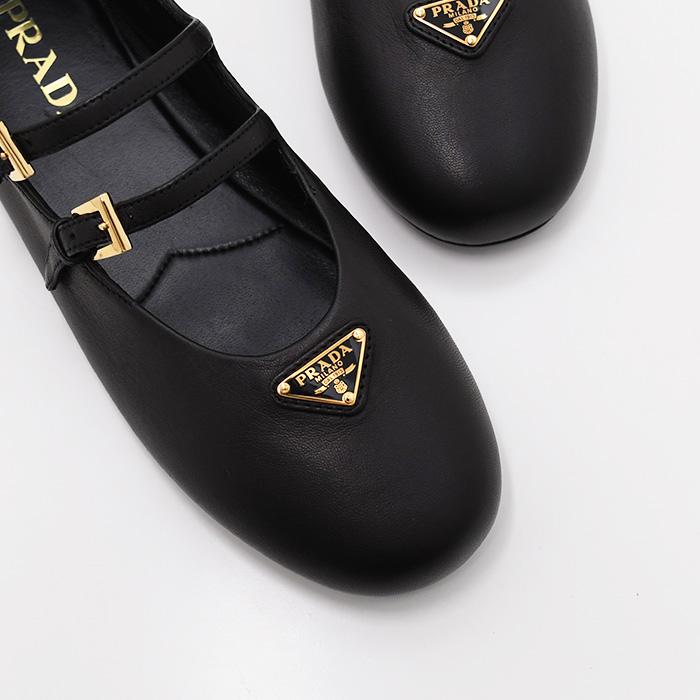 PRADA（プラダ） フラットシューズ バレエシューズ ナッパレザー