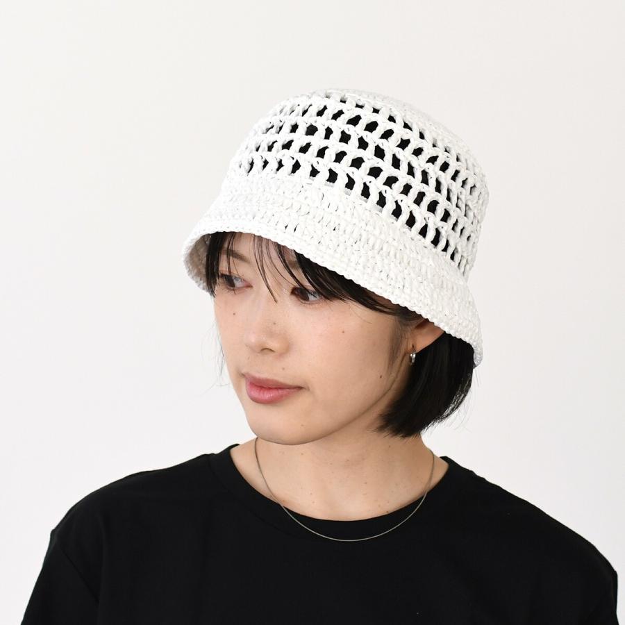 PRADA（プラダ） バケットハット 帽子 バケハ ウーブンファブリック