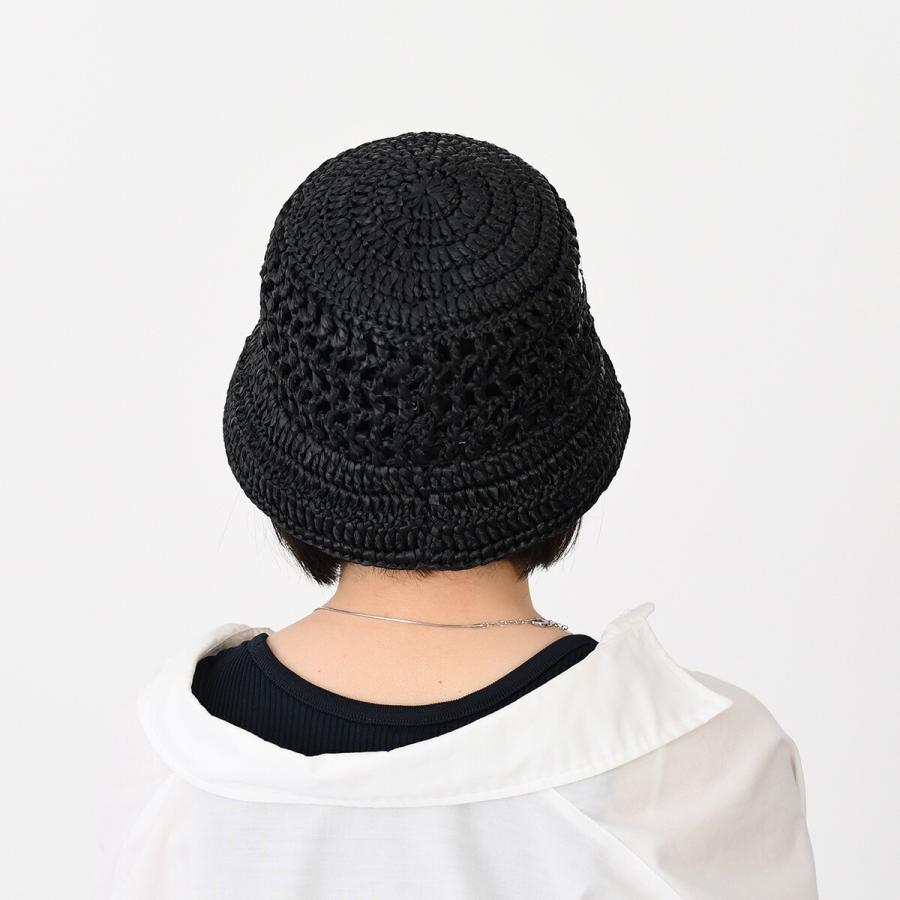 PRADA（プラダ） バケットハット 帽子 バケハ ウーブンファブリック