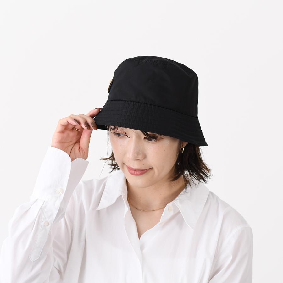 PRADA プラダ バケットハット 帽子 Re Nylon 1HC137 2DMI ロゴ
