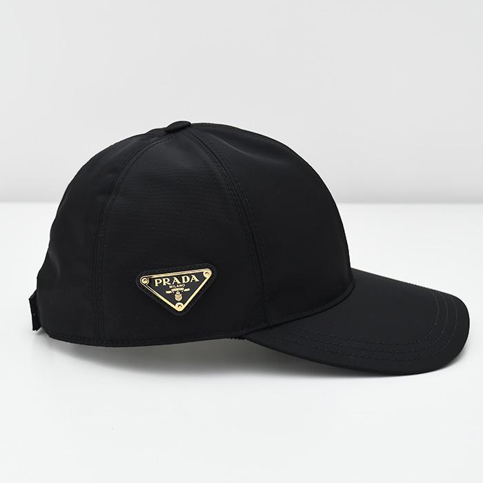 プラダ Re Nylon ベースボールキャップ ブラック S PRADA プラダ キャップ Re Nylon ベースボールキャップ ナイロン