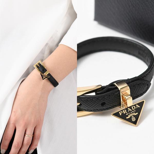 PRADA プラダ ブレスレット サフィアーノ レザー 1IB351 053