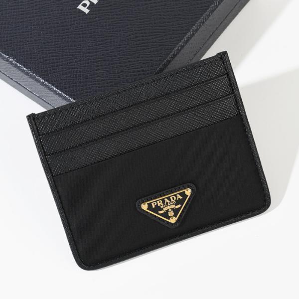 PRADA（プラダ） カードケース リナイロン Re-Nylon × サフィアーノ