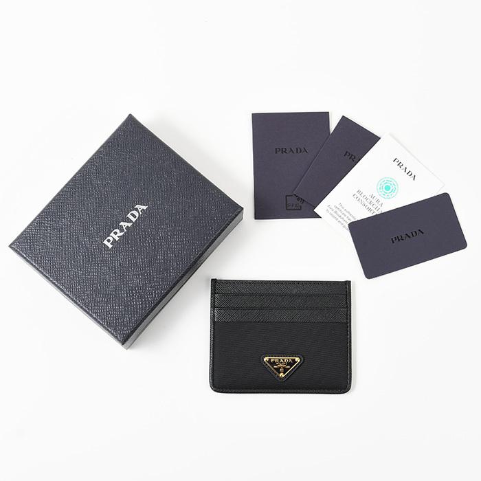 PRADA（プラダ） カードケース リナイロン Re-Nylon × サフィアーノ
