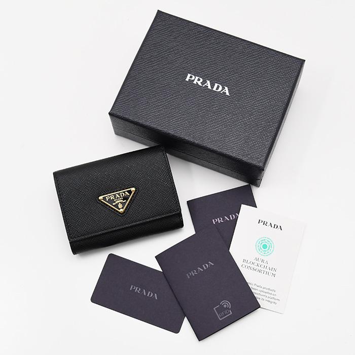 PRADA（プラダ） 財布 サフィアーノトライアングル 1MH042 QHH