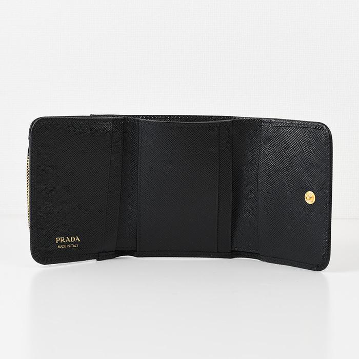 PRADA プラダ 三つ折り財布 ウォレットサフィアーノ PRADA プラダ 三つ折り財布 ウォレットサフィアーノ
