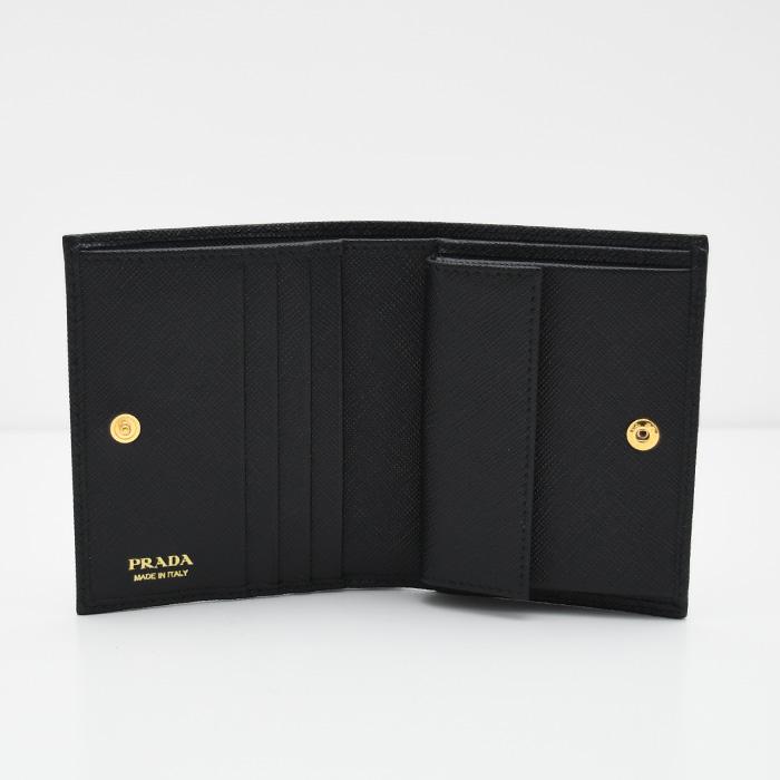 PRADA（プラダ） 財布 折り財布 サフィアーノ Saffiano トライアングル