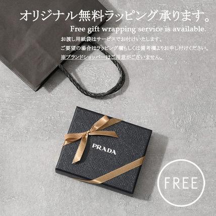 プラダ PRADA SAFFIANO 1MV204ZLP バイカラー レディース 2つ折り財布 ロゴ ミニ財布 サフィアーノ レザー コンパクト ベージュ ブルー ギフト｜selectshopfelice｜08