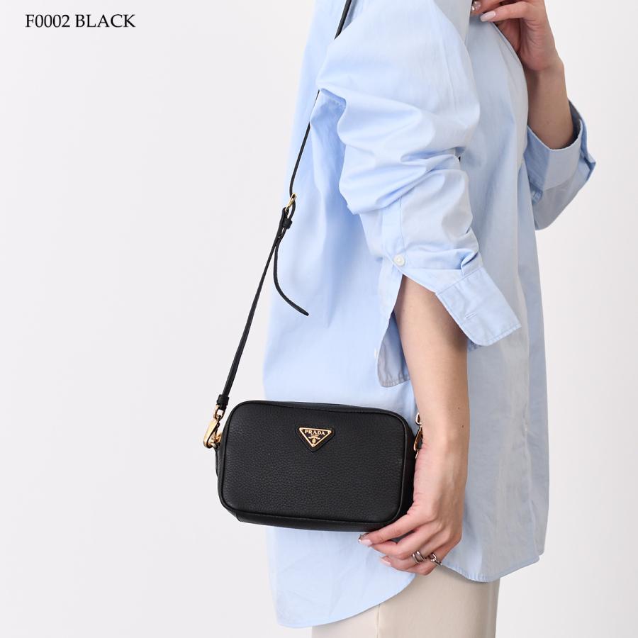 ★美品★PRADA プラダ ボディバッグ　 ナイロン　レザー　ブラック PRADA（プラダ） ボディバッグ ウエストバッグ ナイロン ブラック