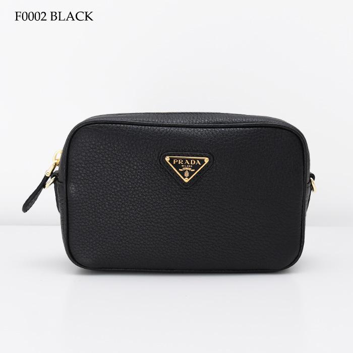 希少　美品　プラダ　オールレザー　ゴールド金具　ミニショルダーバッグ　黒 PRADA（プラダ） バッグ レザー ミニバッグ 1NF060 2DKV レディース