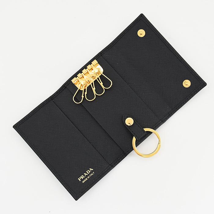 PRADA プラダ 超美品 サフィアーノ 1PG004 キーケース キーリング 楽天市場】プラダ キーケース サフィアーノ キーホルダー