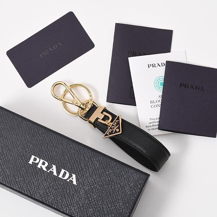 PRADA プラダ キーチャーム キーリング サフィアーノレザー PRADA プラダ キーチャーム キーリング サフィアーノレザー