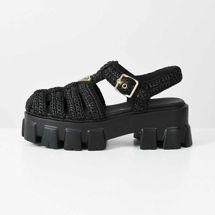 PRADA プラダ ケージサンダル モノリス クロシェ 1X138 3L8W PRADA プラダ ケージサンダル モノリス クロシェ 1X138 3L8W