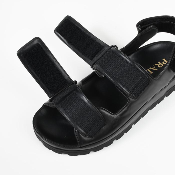 PRADA プラダ サンダル フラットサンダル 1X416N038 ナッパ PRADA プラダ サンダル フラットサンダル 1X416N038 ナッパ