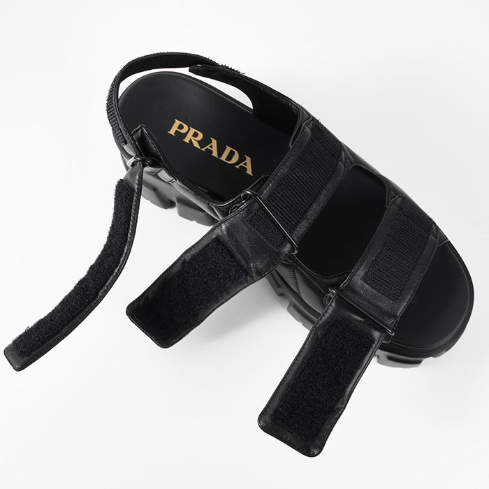 PRADA プラダ レザーサンダル シューズ モノリス 1X439N 038