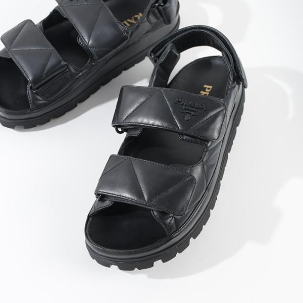 PRADA】メンズ レザー テクニカル サンダル