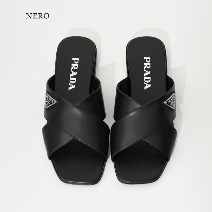 PRADA プラダ サンダル トライアングルロゴスライド 1XX659 07I PRADA プラダ サンダル トライアングルロゴスライド 1XX659 07I