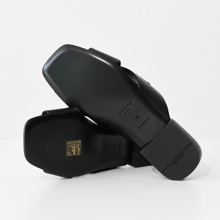 PRADA プラダ サンダル トライアングルロゴスライド 1XX659 07I PRADA プラダ サンダル トライアングルロゴスライド 1XX659 07I