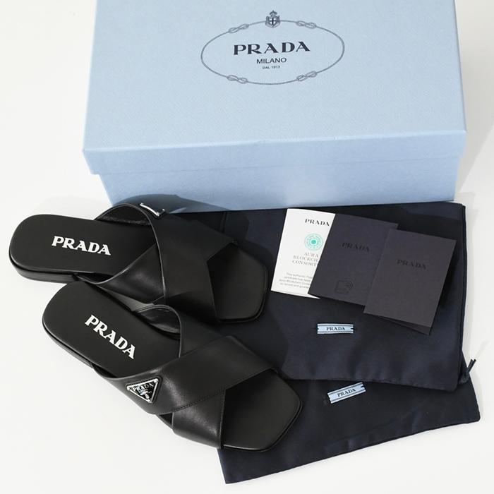 PRADA プラダ サンダル トライアングルロゴスライド 1XX659 07I PRADA プラダ サンダル トライアングルロゴスライド 1XX659 07I