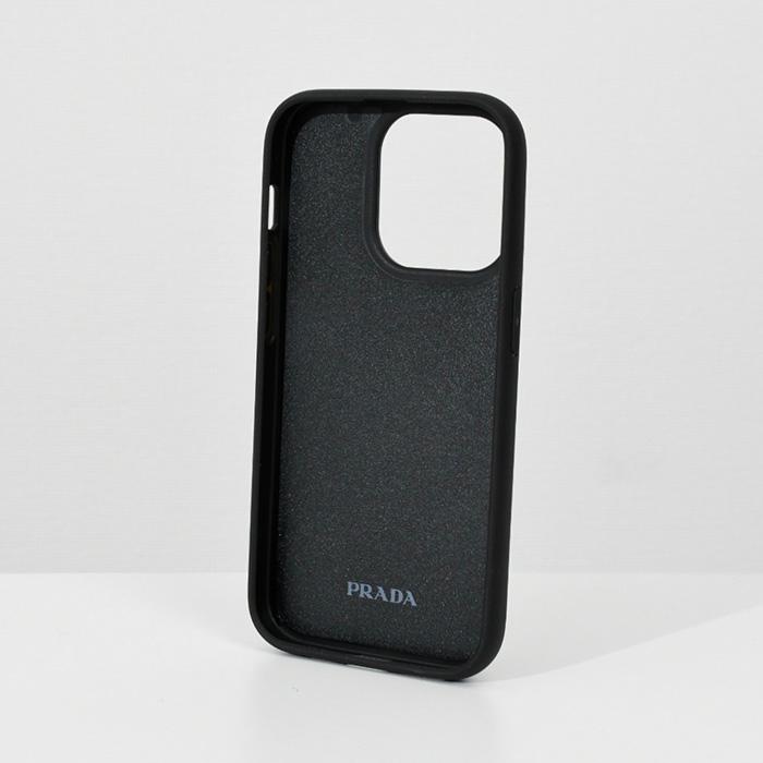PRADA プラダ iPhoneケース 14 Pro用カバー サフィアーノレザー 1ZH163 