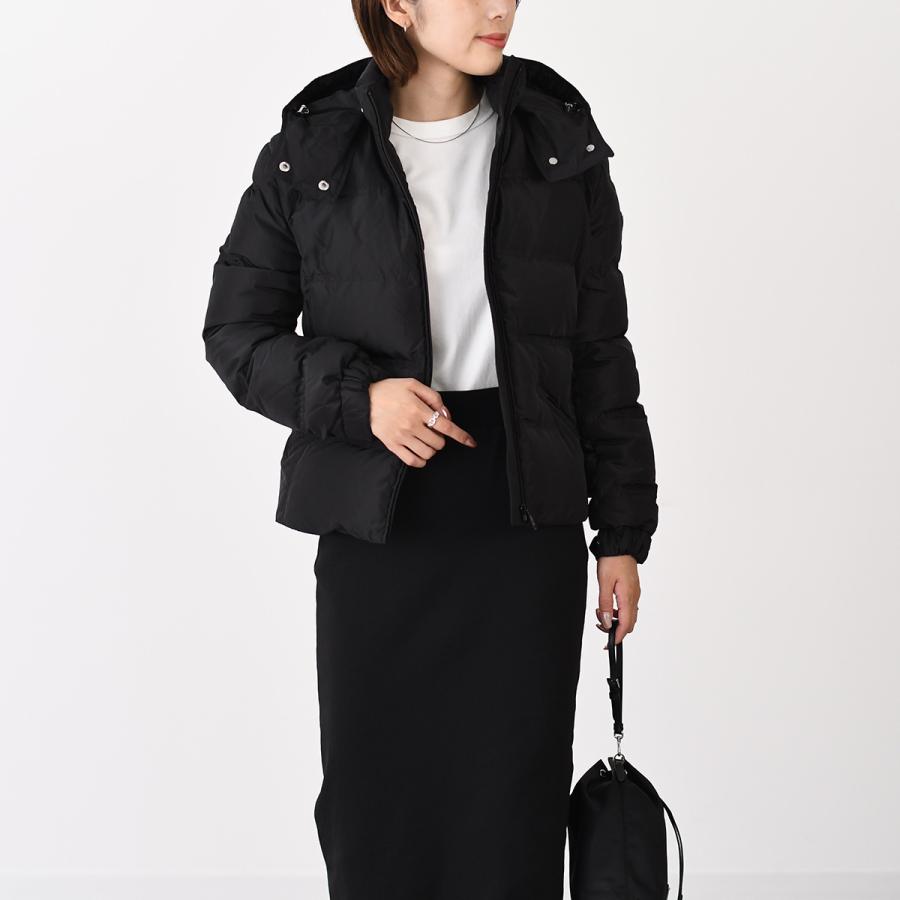 Prada ショートダウン　Mサイズ　ブラック 楽天市場】PRADA プラダ ジャケット フード付きショートダウン