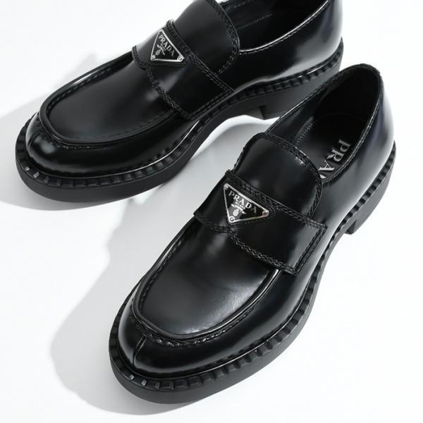 PRADA（プラダ） 靴 ローファー チョコレートブラッシュドレザー