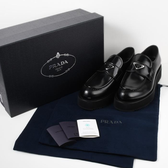 PRADA プラダ ローファー 靴 シューズ 2DG147055 ブラッシュド PRADA プラダ ローファー 靴 シューズ 2DG147055 ブラッシュド