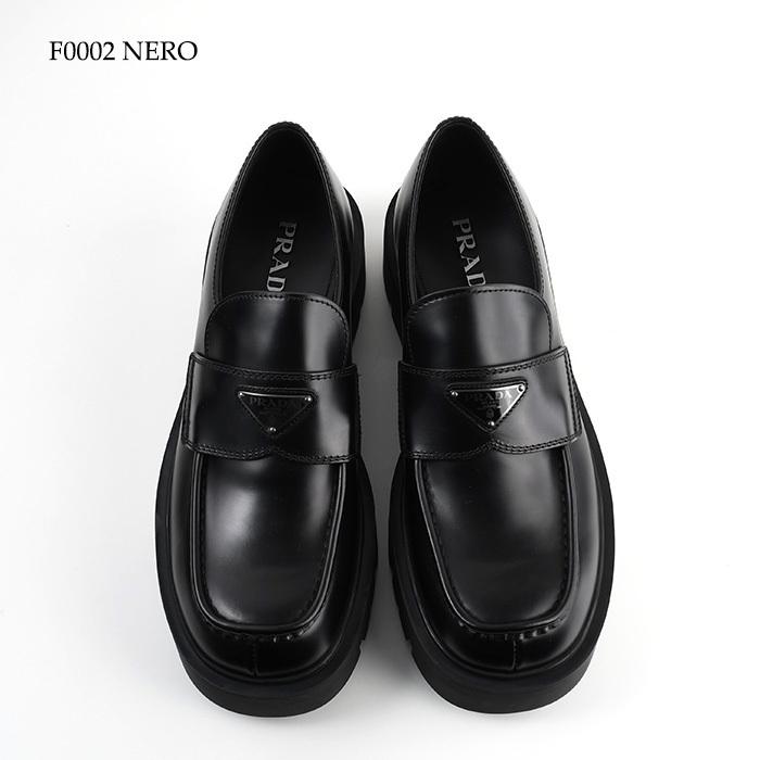 PRADA プラダ シューズ 靴 ローファー ブラッシュドレザー PRADA プラダ シューズ 靴 ローファー ブラッシュドレザー