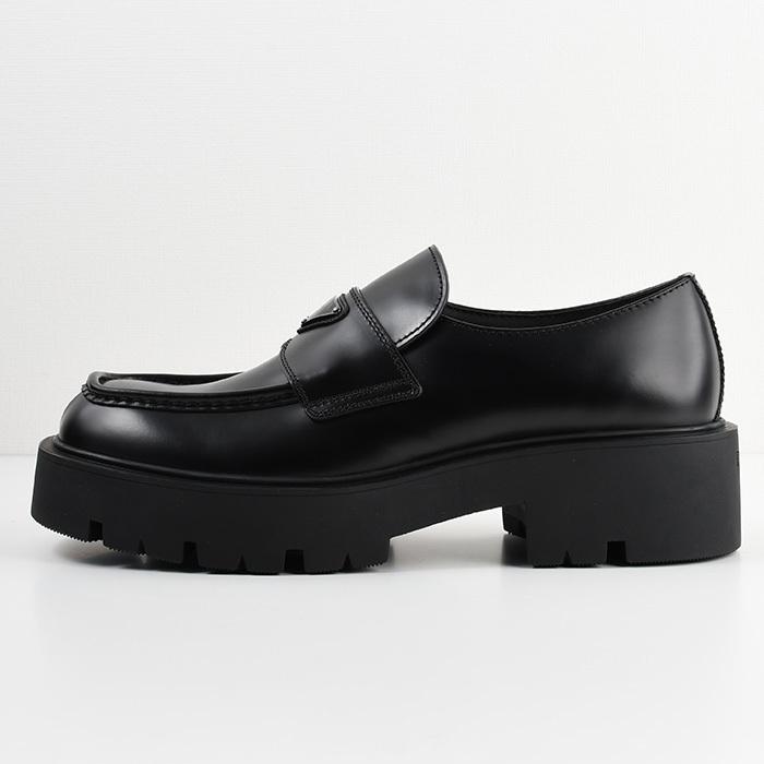 PRADA プラダ シューズ 靴 ローファー ブラッシュドレザー PRADA プラダ シューズ 靴 ローファー ブラッシュドレザー