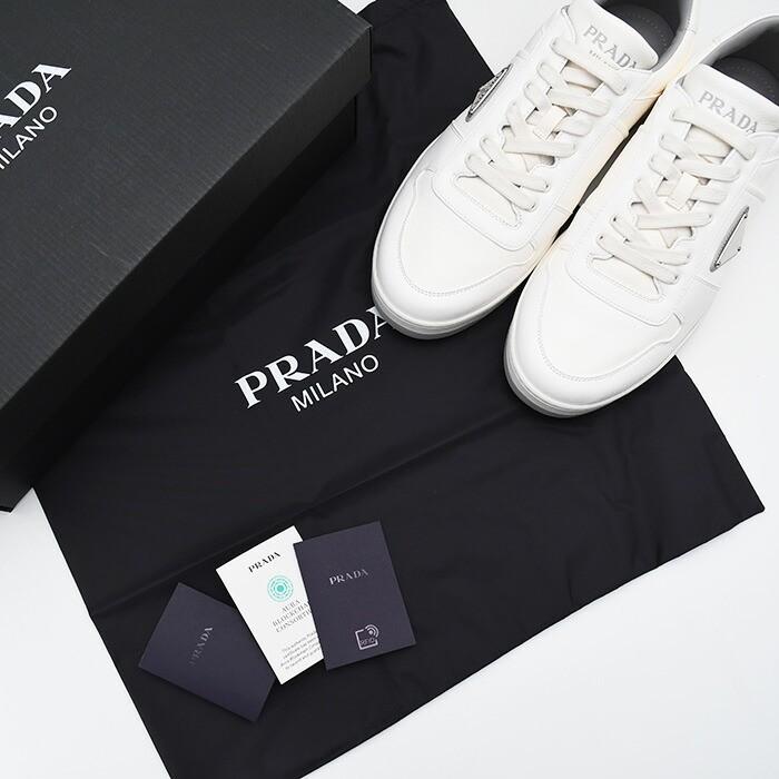 PRADA（プラダ） スニーカー シューズ 靴 ダウンタウンナッパレザー