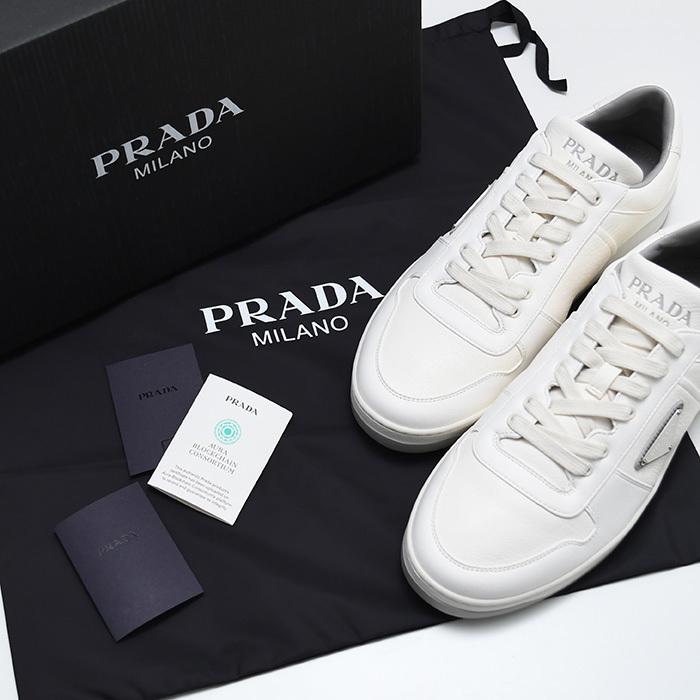PRADA プラダ スニーカー シューズ 靴 ダウンタウンナッパレザー