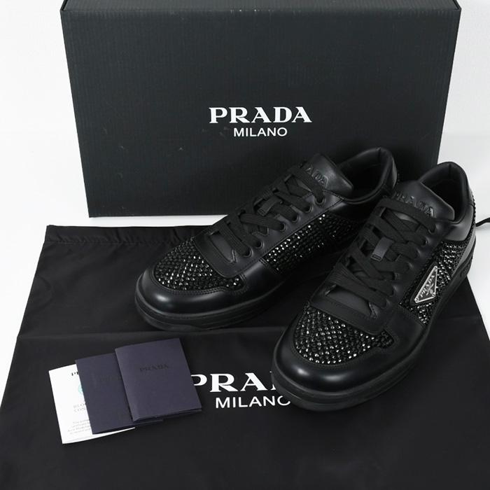 PRADA プラダ スニーカー シューズ 靴 2EE393 2AWL メンズ 黒 PRADA プラダ スニーカー シューズ 靴 2EE393 2AWL メンズ 黒