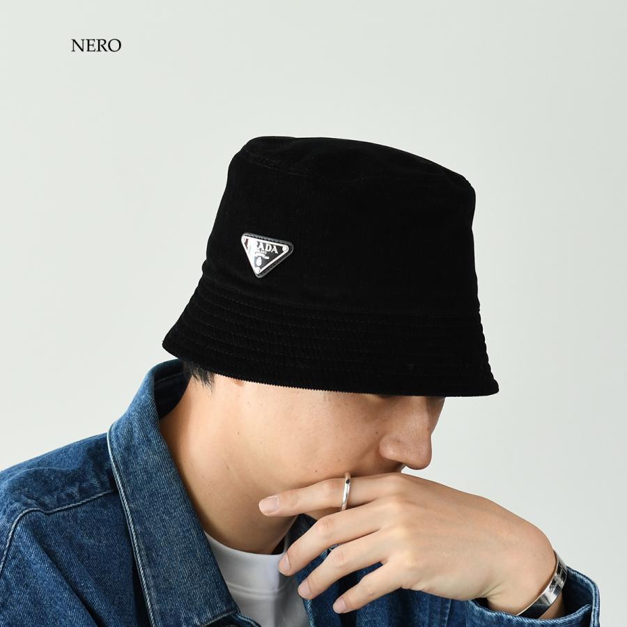 PRADA プラダ 帽子 ハット コーデュロイ バケットハット PRADA プラダ 帽子 ハット コーデュロイ バケットハット