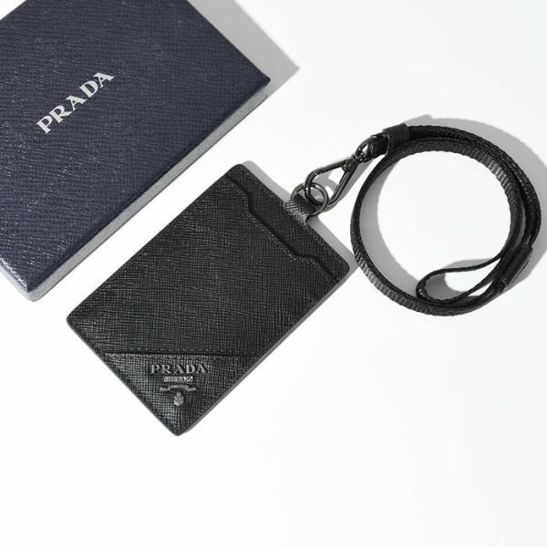 PRADA プラダ ネックストラップ カードホルダー 2MC016 QME メンズ 定期入れ カードケース 通勤 通学 パスケース 新作 黒 ブラック  シンプル ギフト :pr-2mc016qme:セレクトショップ FELICE Yahoo!店 - 通販 - Yahoo!ショッピング
