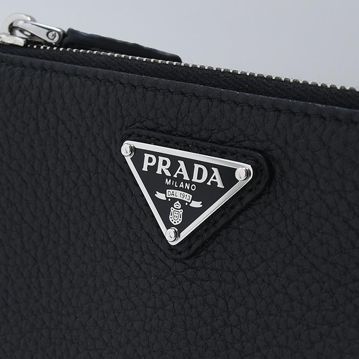 PRADA（プラダ） カードホルダー ヴィッテロダイノレザー ファスナー付