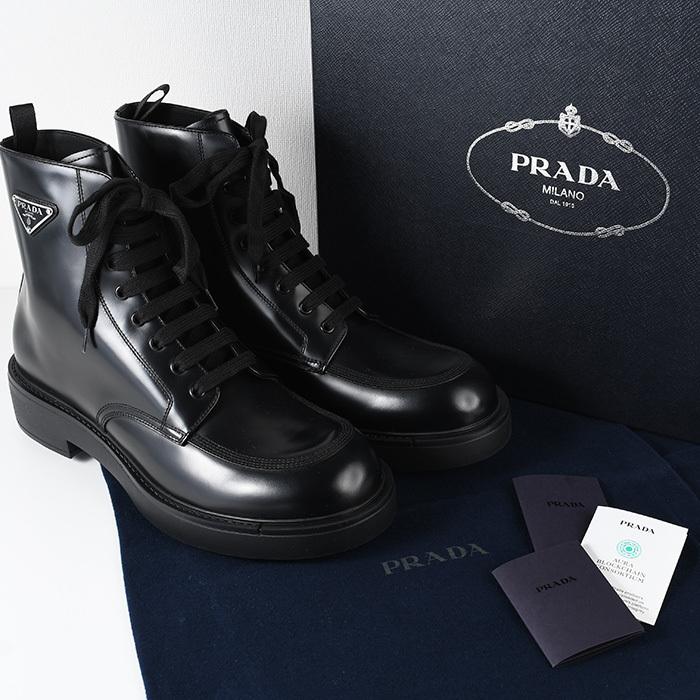 PRADA プラダ ブーツ 靴 ブラッシュドレザー 2TG220 055 メンズ PRADA プラダ ブーツ 靴 ブラッシュドレザー 2TG220 055 メンズ