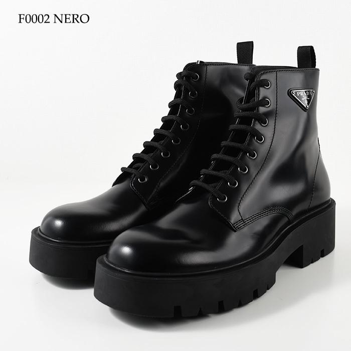 PRADA プラダ コンバットブーツ　黒　36 楽天市場】プラダ ロングブーツ モノリス ポーチ付 コンバット