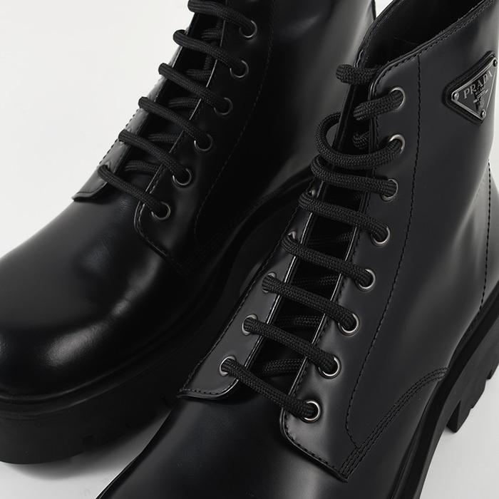 PRADA プラダ ブーツ シューズ 2TG242B4L ブラッシュドレザー